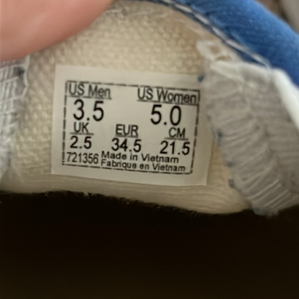 Blue Checker Vans - Picture 7 of 7